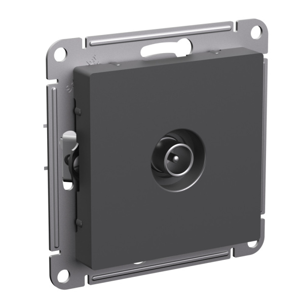 Systeme Electric AtlasDesign Базальт Розетка TV оконечная 1DB, механизм