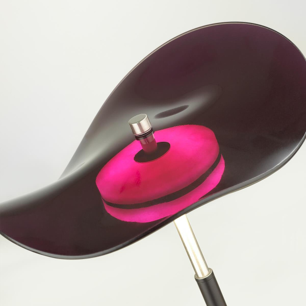 Купить Odeon Light 4857/10TL L-VISION ODL_EX21 никель/бордовый/стекло Настольная лампа LED 1*13W 4000K FLUENT