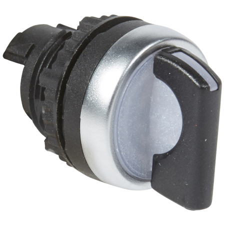 Legrand Osmoz Головка переключателя подсветки ЧЕРН.ручк. 2 п с фикс. 45°(0-1) 12-2 час 024037