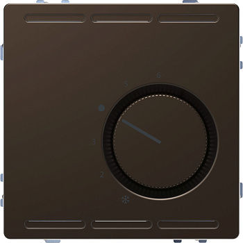 SE Merten D-Life Мокко Терморегулятор с центральной платой с переключателем конт.230В MTN5762-6052