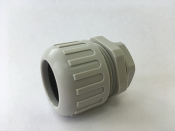 Промрукав Муфта вводная усиленная (IP68) для гофрированных труб серая ВМУ-ГТ-25 (М25) PR08.3274