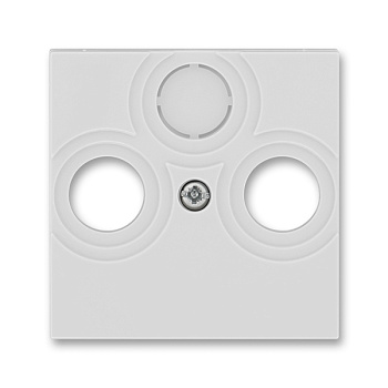 ABB EPJ Levit серый / белый Накладка для розеток TV-R / TV-R-SAT, серый 2CHH080300A4016