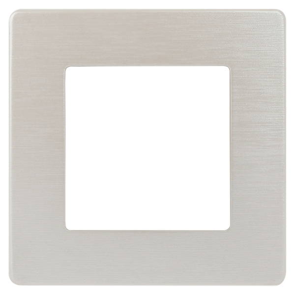 ЭРА Рамка для розеток и выключателей Серия 12 12-5101-15 на 1 пост, Сатин, перламутр