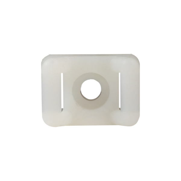 Купить EKF PROxima Площадка под хомуты (22x16) с монтажным отверстием М4 белая (100шт.)