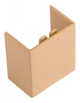 EKF PROxima Соединитель (40х16) (4 шт) Plast под светлое дерево