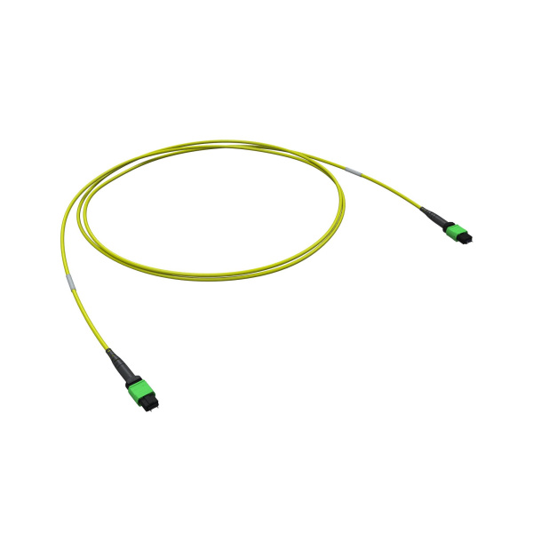 DKC Оптическая соединительная сборка 12ОВ 9/125 OS2, 1xMTP(12)m/1xMTP(12)m, тип B, 10м