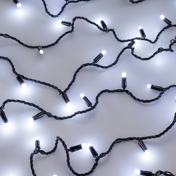 Купить Arlight Светодиодная гирлянда ARD-STRING-CLASSIC-10000-BLACK-100LED-MILK-FLASH White (230V, 7W) (Ardecoled, IP65) 031207