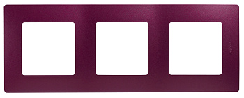Legrand Etika Сливовая Рамка 3-ая 672563