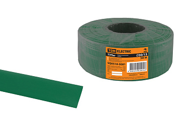 TDM Термоусаживаемая трубка ТУТнг 30/15 зеленая (50 м/ролл) SQ0518-0081