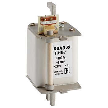 КЭАЗ Предохранитель ПНБ7-690/400-1-400А-УХЛ3