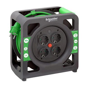 SE Удлинитель катушечный Thorsman 4 роз 15м 3х1.5 IP20 IMT33137