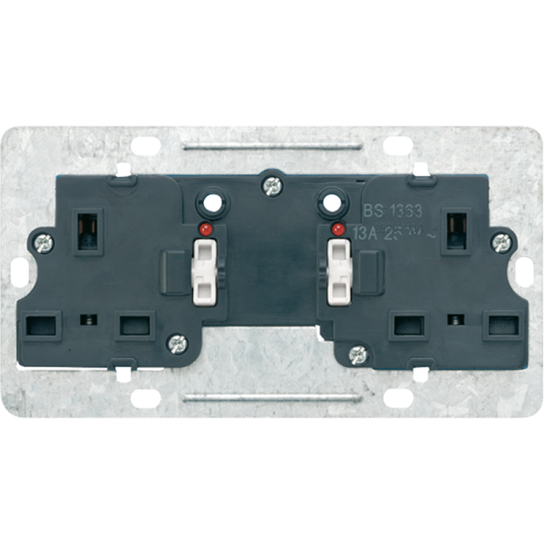 JUNG вставка двойная розетка, British Standart BS3172KOEINS