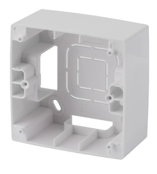 ЭРА 12-6101-01 Белый Коробка наклад. монтажа 1 пост, 12