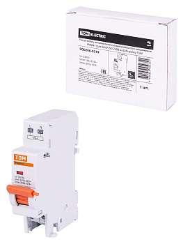 TDM Расцепитель минимального и максимального напряжения РММ47 (для ВА47-60) 230В на DIN-рейку SQ0206-0219