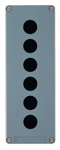 Купить SE Кнопочный пост металлический 6 отверстий 80х220 XAPM4506