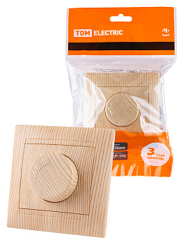 TDM Светорегулятор RL 300 Вт сосна "Лама" SQ1815-0309