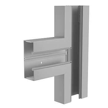 OBO Bettermann Т-образная секция кабель-канала Rapid 80, 70x170 мм (без крышки) ПВХ, серый RAL7030 6274766