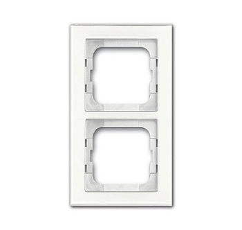ABB BJE Axcent Белое стекло Рамка 2-ая 2CKA001754A4438