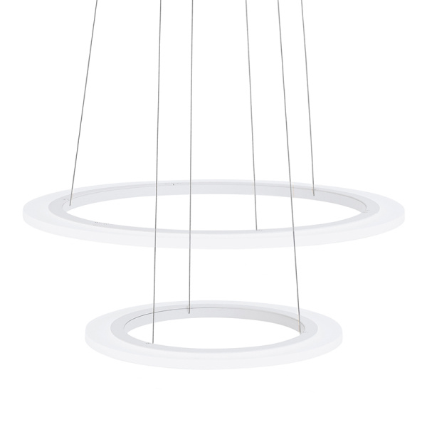 Купить Eglo Подвес LED PENAFORTE с димм., 42,5W(LED), Ø600, H1500, алюминий, белый/акрил, белый 39273