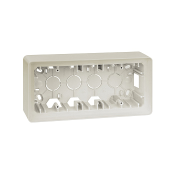 Simon 82 Detail Слоновая кость Коробка наружной установки 3-ая 8200770-031