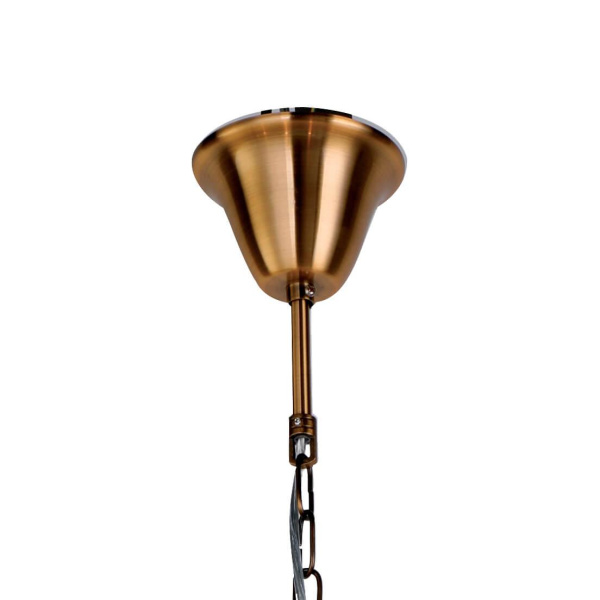 Купить Favourite Assembly Люстра подвесная металл цвета золотистой бронзы, прозрачные стекла с эффектом растрескивания 7*E14*40W 2060-7P