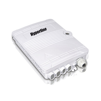 Hyperline FO-WBI-8A-GY Бокс оптический настенный, 8 портов (SC duplex LC), без пигтейлов и проходных адаптеров, IP65, 213 х 163 х 47 мм, серый 358585