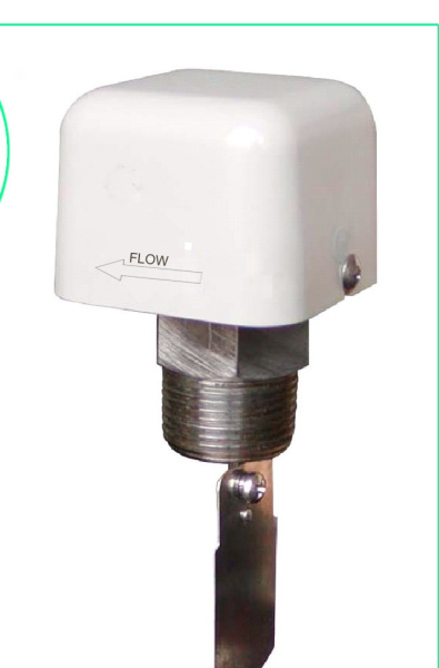 Systeme Electric Реле протока, NPT ½", DN15-DN20 уст. 18…2000л/мин, DOFC/~250В15А