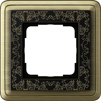 Gira ClassiX Art Бронза/Черный Рамка 1-ая 0211662