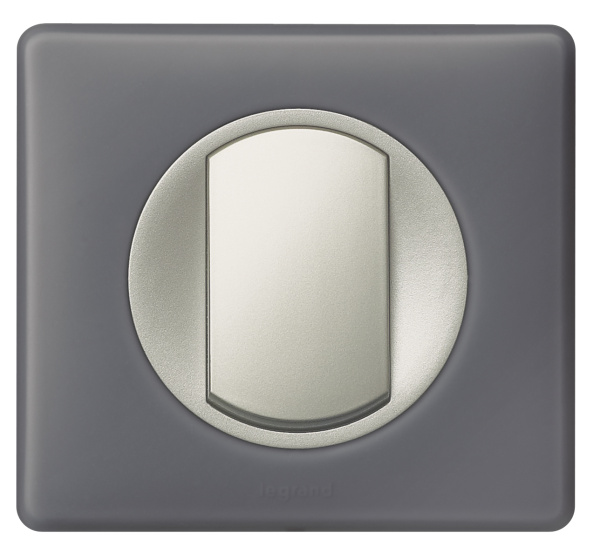Купить Legrand Celiane2 Титан Клавиша 1-ая для бесшумного выключателя с подсветкой (мех-м 67031) 065104