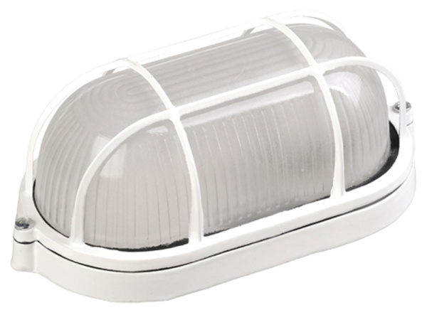 IEK Светильник НПП1402 белый/овал с реш.60Вт IP54