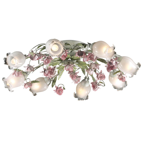 Odeon Light 2252/8C ODL12 574 цветной Люстра потолочная  E14 8*60W 220V AMELI