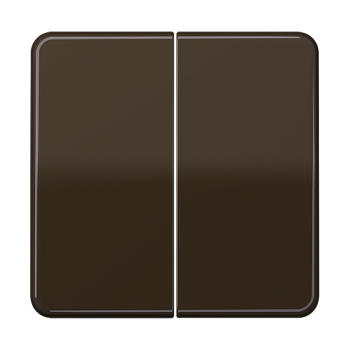 JUNG CD 500/CD plus Коричневая Накладка светорегулятора 2-х канального нажимного CD1565.07BR