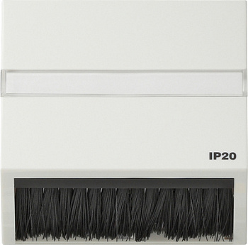 Gira TX 44 Белая Накладка для приборов с квадратной центральной панелью и наклонным выходом 068266