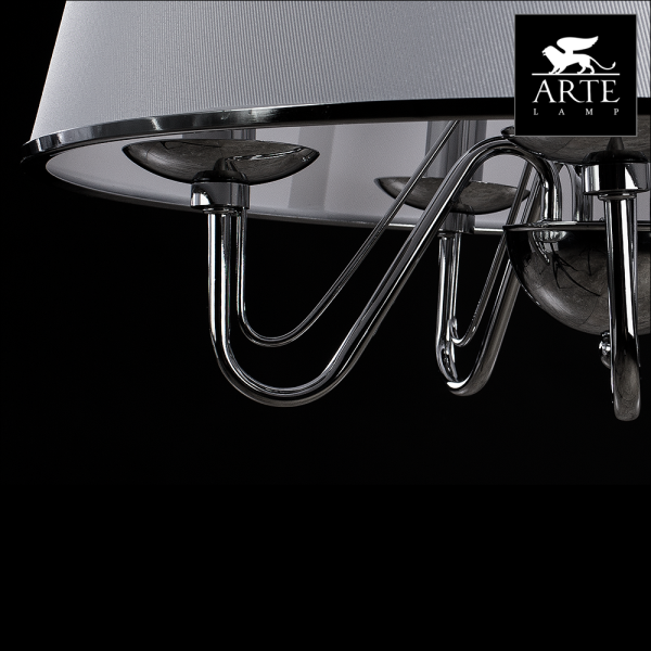 Купить Arte Lamp Aurora Хром/Белая Люстра 40W E14 A1150SP-5CC