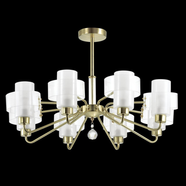 Купить Lumion 3705/8C LN18 175 матовый золотой Люстра потолочная E14 8*40W 220V DREW