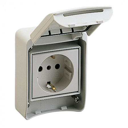 SE PratiKa Розетка для Kedra IP65 2P+T 16А 81141