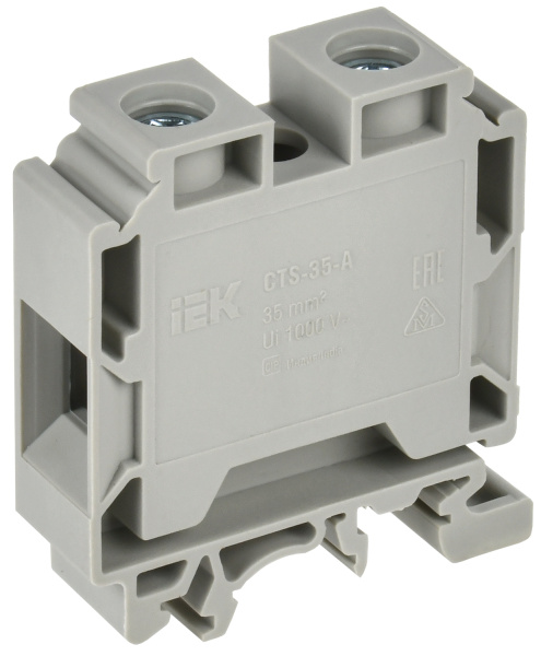 IEK Колодка клеммная CTS с шестигранником 35мм2 серая