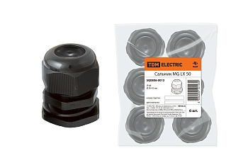TDM Сальник MG LX 50 диаметр проводника 30-42мм IP68 SQ0806-0013