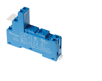 Finder Розетка с винтовыми клеммами (с зажимной клетью) для реле 40.31; применяются модули 99.02, 86.03; в комплекте пластиковая клипса 095.01; версия 9503SPA