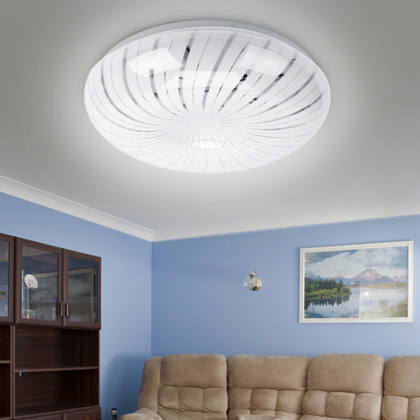 ЭРА Светильник потолочный светодиодный SPB-6-18-4K Meduza без ДУ 18Вт 4000K