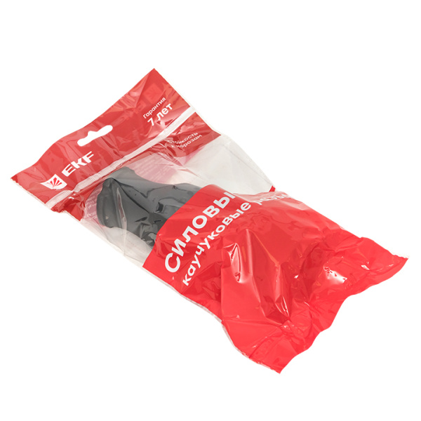 Купить EKF Basic Вилка прямая каучуковая 380В, 3P+PE, 32A, IP44 RPS-021-32-380-44