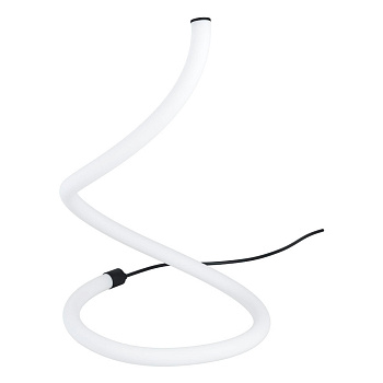 Eglo 39838 Светод. настольная лампа BANDERILLAS, 12W (LED), Ø190, H300, сталь, черный/пластик, белый