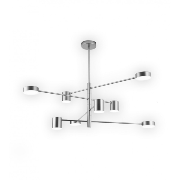 Kink Light 07650-8,02 Люстра Мекли хром d100 h70 Led 4*6w+4*8w (4000K)