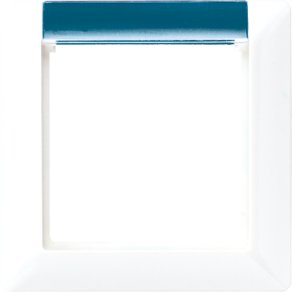 JUNG Рамка 1-кратная для вертикальной и горизонтальной установки белая AS581-1BFINAWW