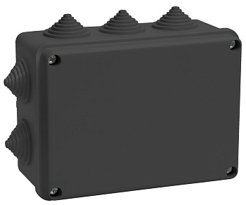 IEK Коробка расп. КМ41242 150х110х70мм IP55 10 вв. черная
