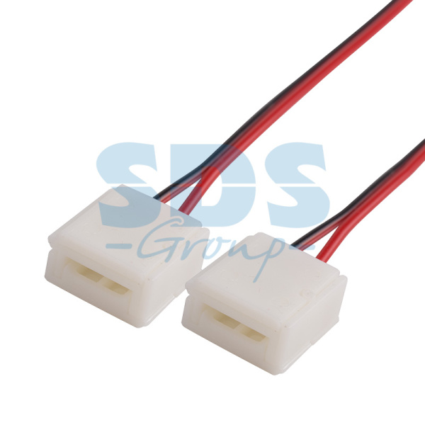 LAMPER Коннектор соединительный (2 разъема) для одноцветных светодиодных лент с влагозащитой шириной 10 мм, длина 15 см 144-025