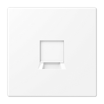 JUNG LS 990 Белый матовый Плата для одного модуля, фиксация защёлкиванием LS1969-1WEWWM