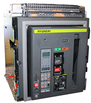 HYUNDAI Воздушный автоматический выключатель (RUS) HGN25B 3H M2C2S2 54N BA EL (3 пол., 2500А, 100kA, AC380/415В, мот.привод 220В, реле GPR-LP (50Гц), 13.07.01.1.000428