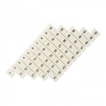 EKF PROxima Маркеры для JXB-ST 2,5 с нумерацией 1-50 (100 шт.)