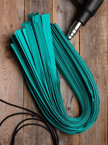 Купить EKF PROxima Термоусаживаемая трубка ТУТ нг 20/10 зеленая в отрезках по 1м